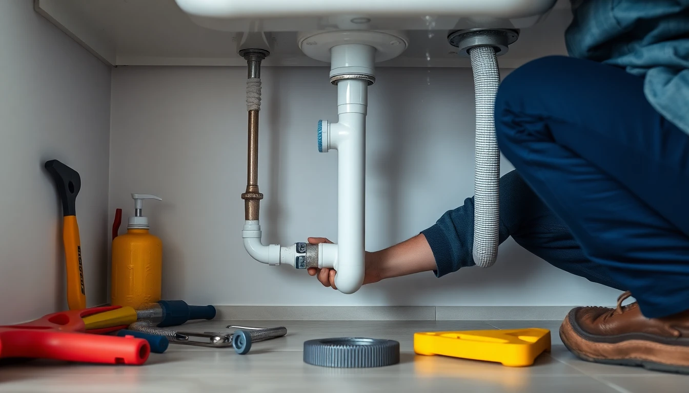 Under-Sink Pipe Repair